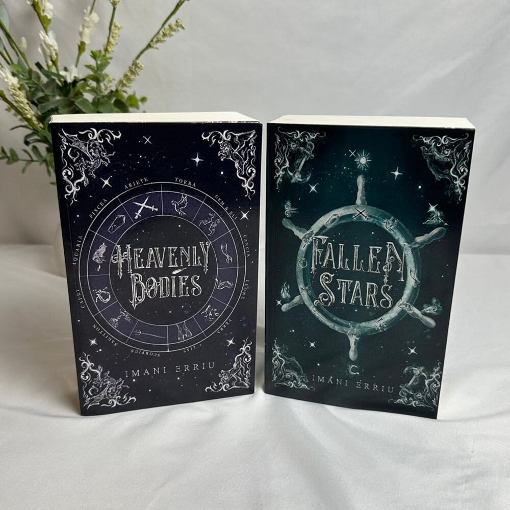 Heavenly Bodies Fallen Stars Imani Erriu OOP Indie Paperback 2 Book Set